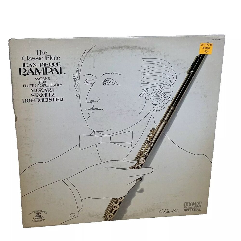 Jean-Pierre Rampal The Classic Flute (Vinyl, 1977) RCA Red Seal ARL1-2091 VG+ LP